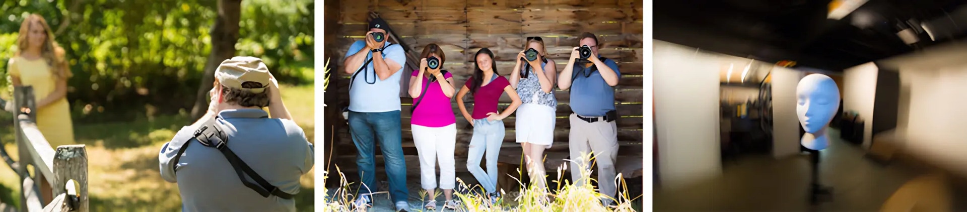 Photography workshops classes and courses students doing things